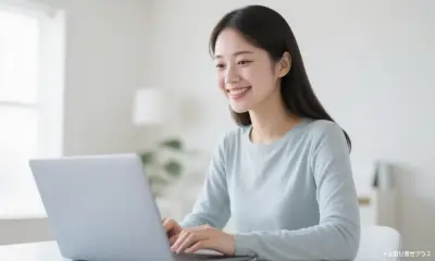 お取り寄せグルメを選んでいる女性
