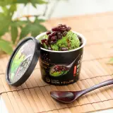 祇園辻利(黒蜜と甘納豆の抹茶アイス)